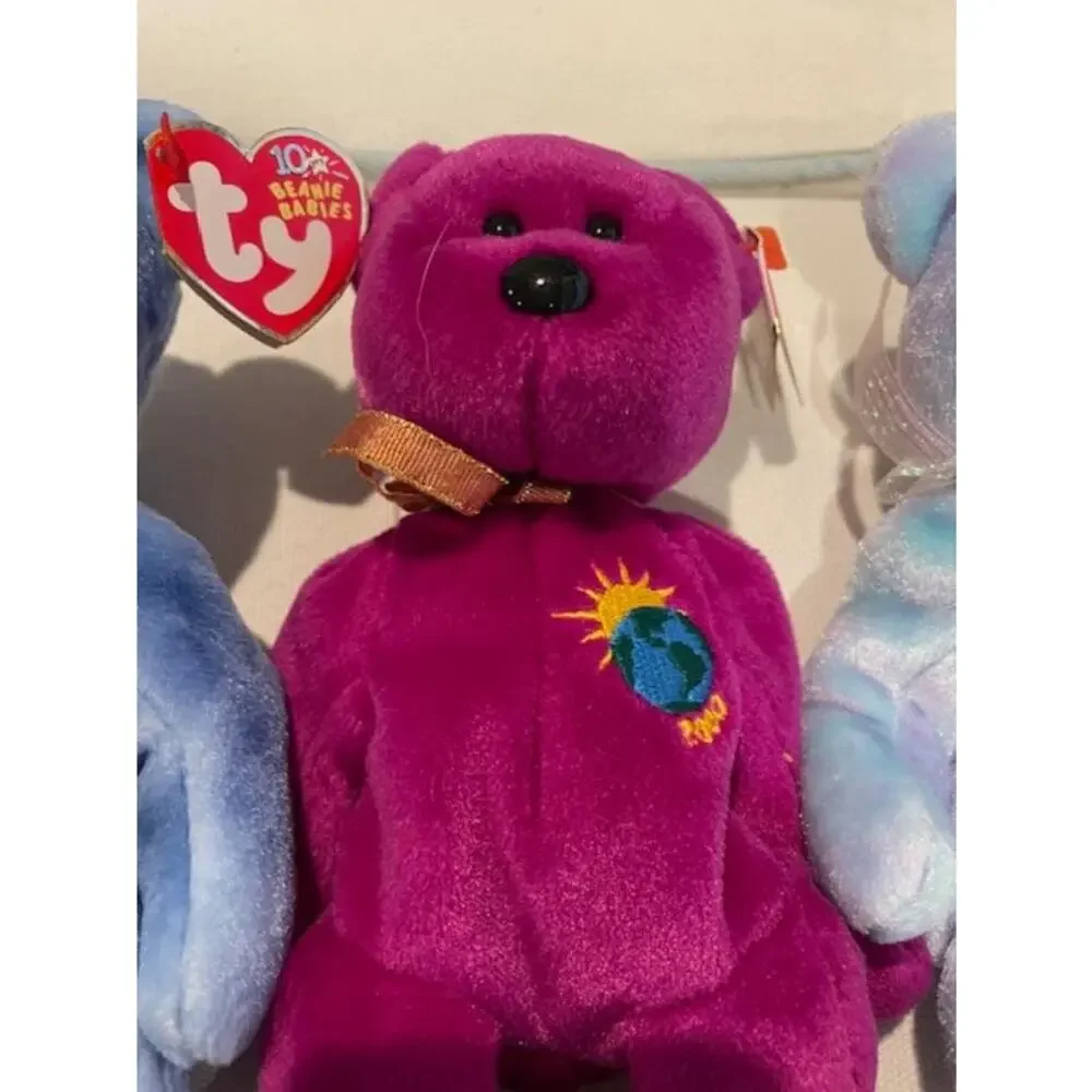 Lot of 4 Beanie Bears